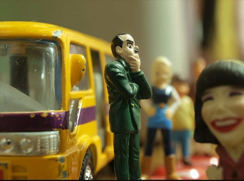 In attesa dell'autobus