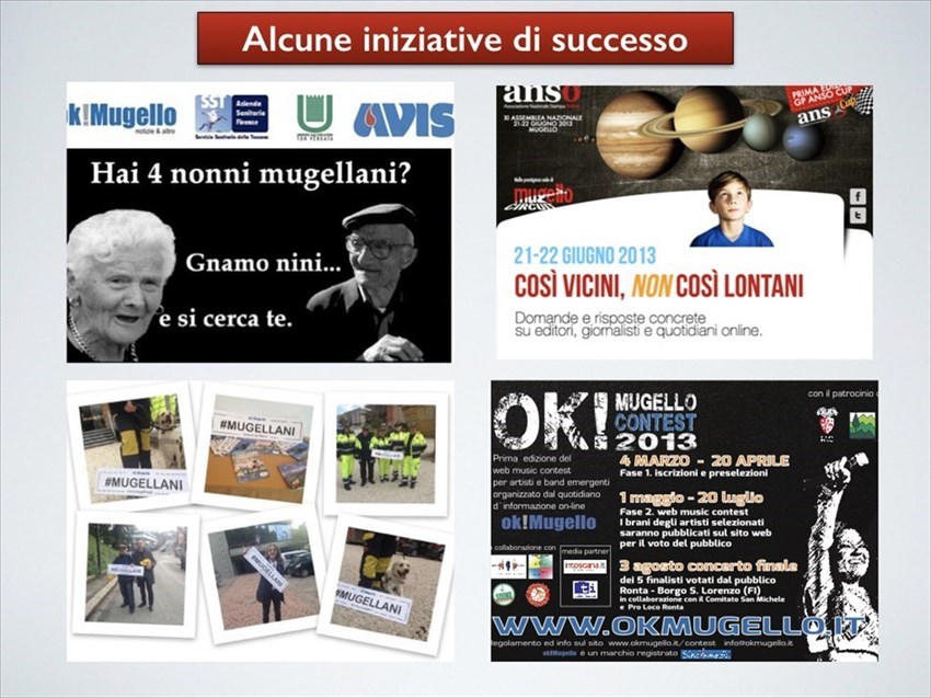 Alcune iniziative di successo