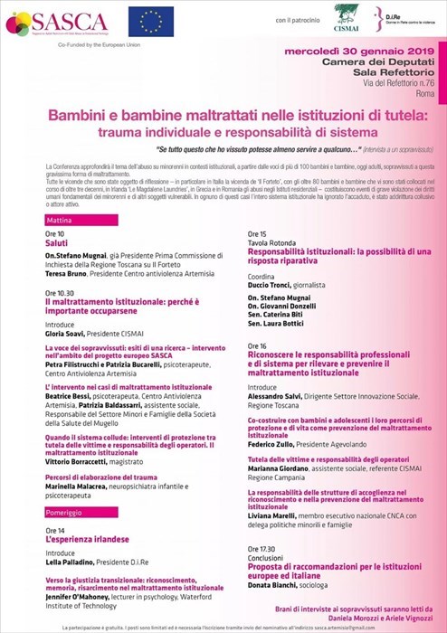 Volantino del Convegno Sasca