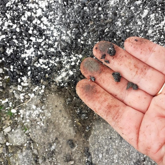 la buca che si sbriciola