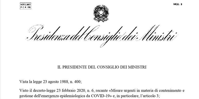 Il decreto