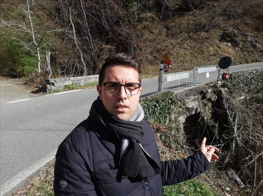 Paolo Gandola sulla Sp 306