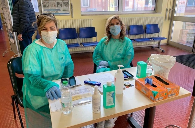 Controlli all'ospedale di Borgo