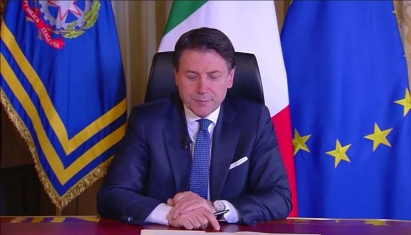 Il presidente del Consiglio Conte