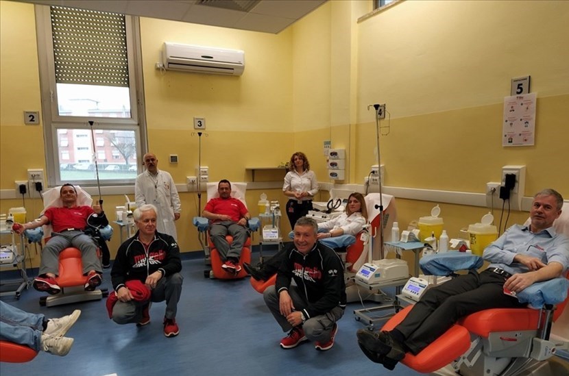 Donatori di sangue all'ospedale di Borgo San Lorenzo