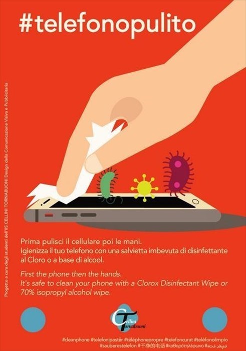#telefono pulito: il volantino
