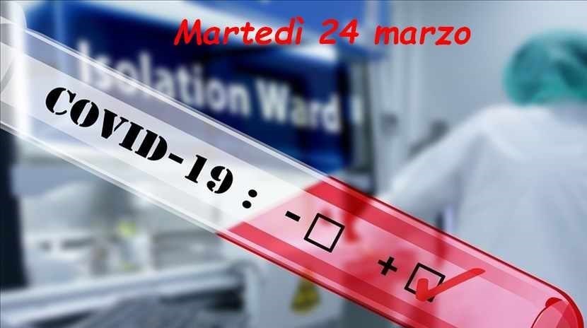 Covid-19 martedì 24