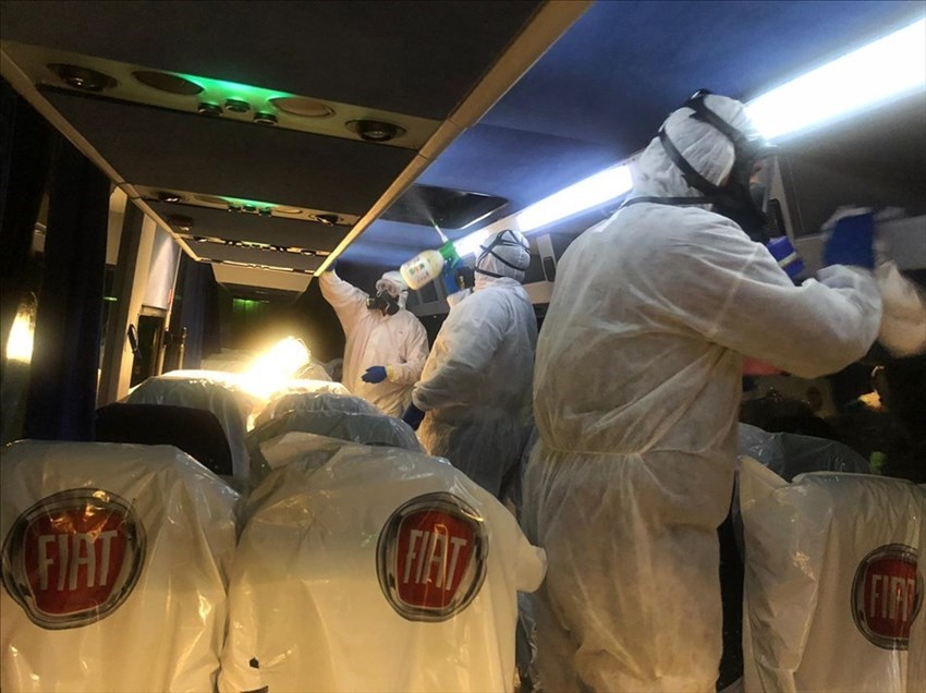 Le operazioni di sanificazione