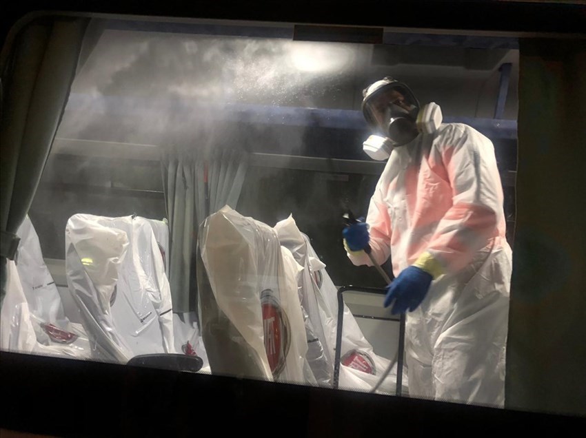 Le operazioni di sanificazione