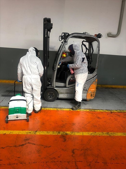 sanificazione di ambienti