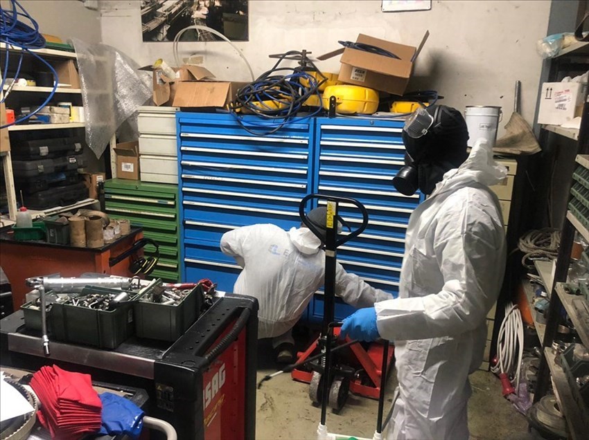 sanificazione di ambienti