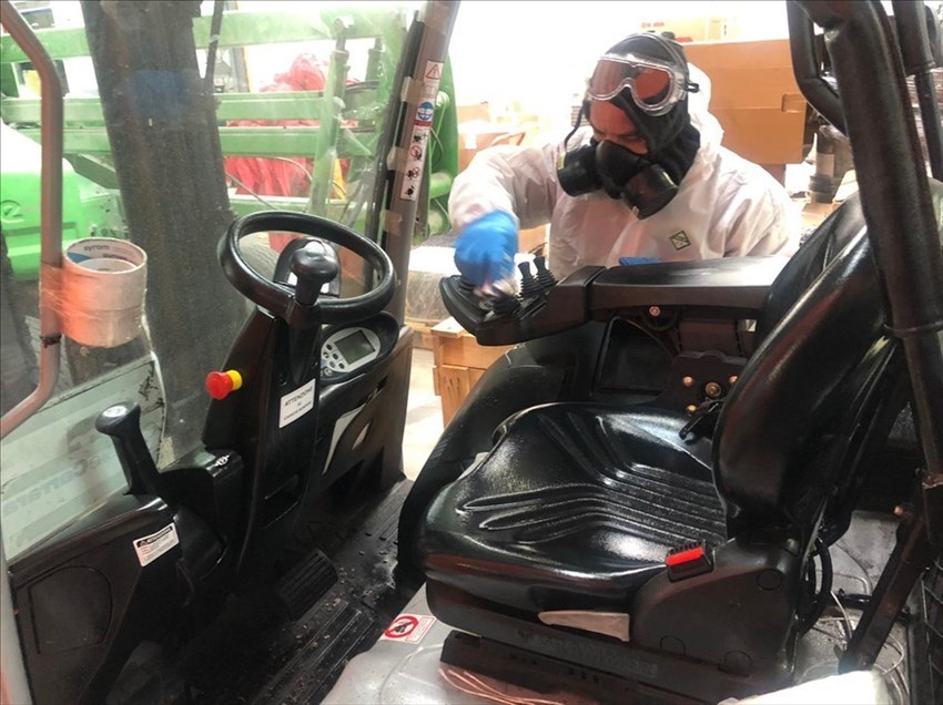 sanificazione di ambienti