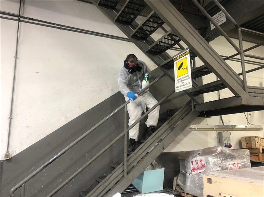 sanificazione di ambienti