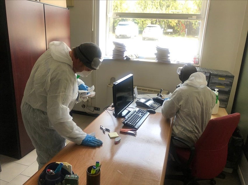 sanificazione di ambienti