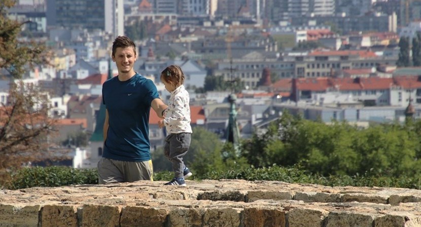 Passeggiata genitore-figli