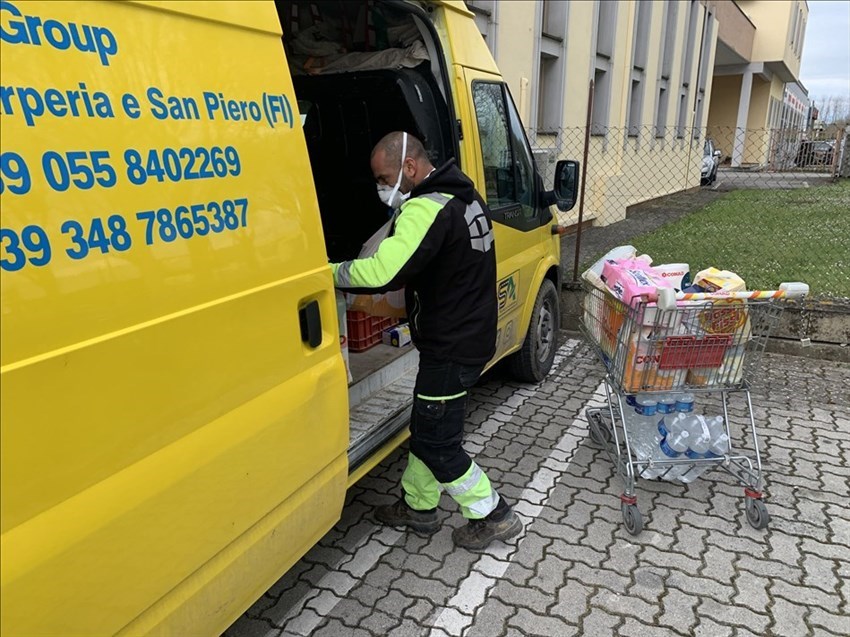 Il carico della spesa con Bledar Lamce