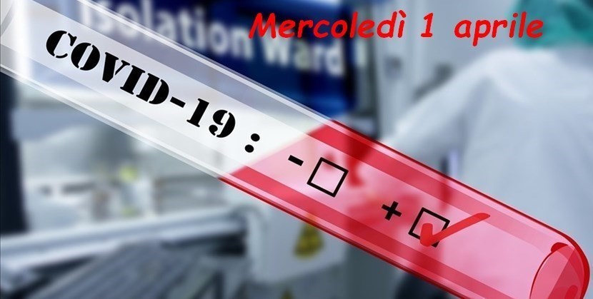 Covid-19. Mercoledì 1 aprile