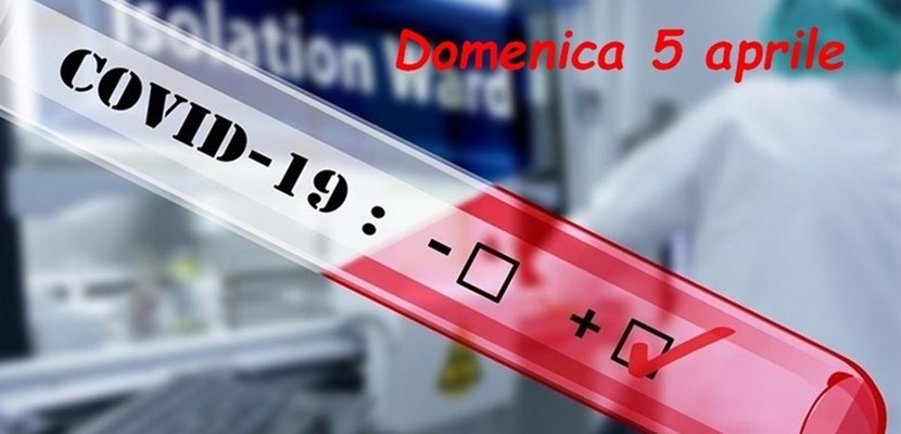 Covid domenica 5 aprile