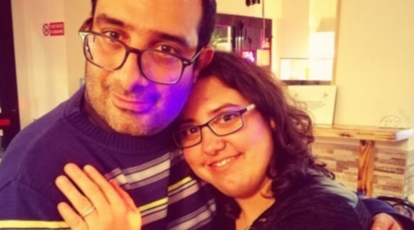 Chiara con il fidanzato