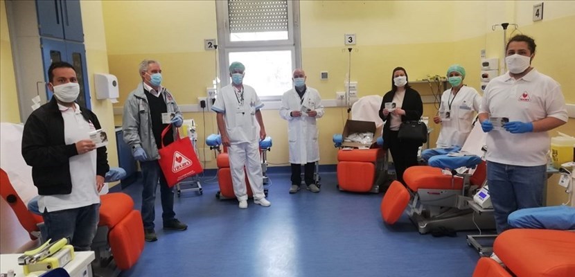 Mascherine donate dal gruppo Fratres