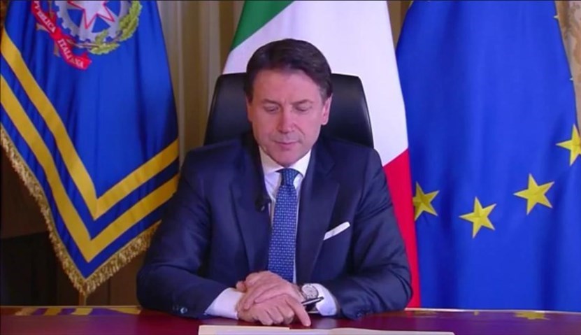 Il presidente del Consiglio Conte