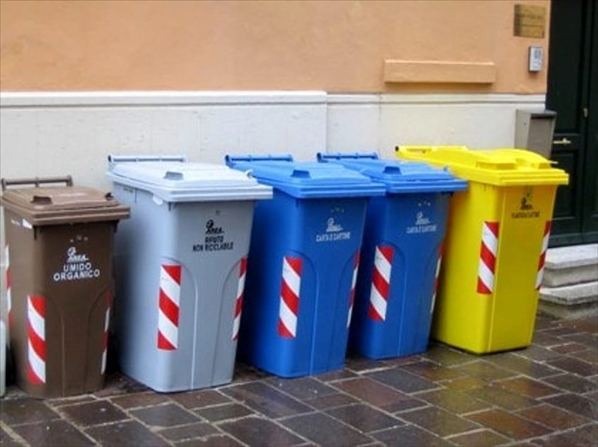 rifiuti differenziati