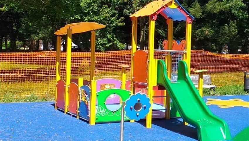 Area giochi. Foto di repertorio