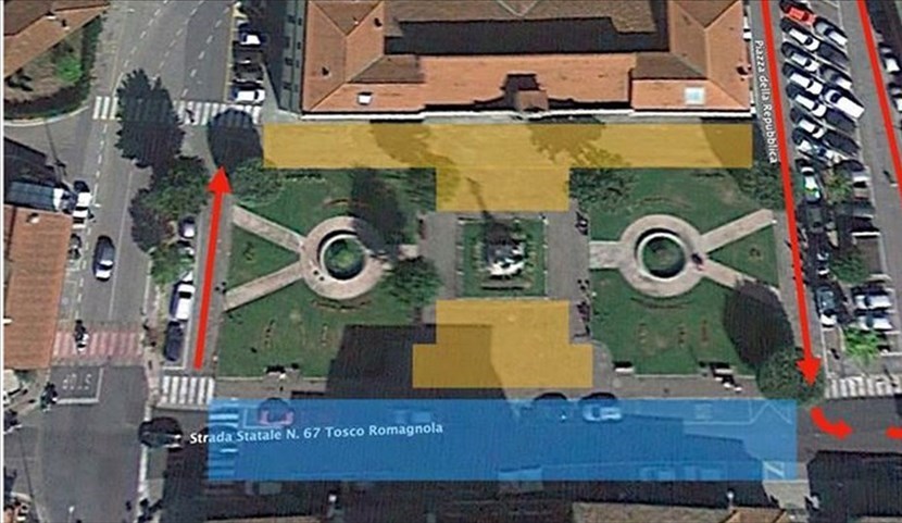 La viabilità della piazza