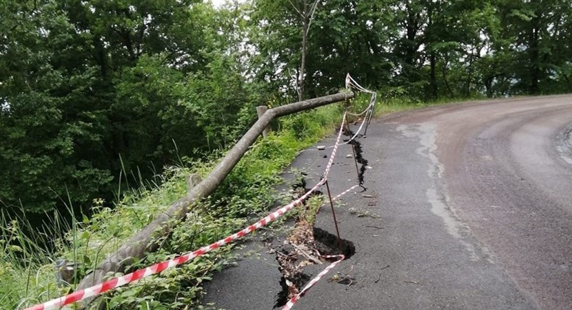 Montecuccoli. Quella frana che esiste da tanto tempo...