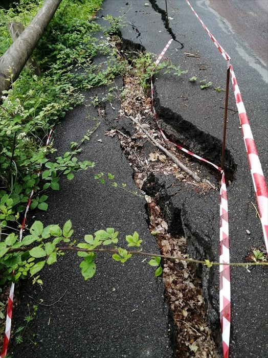 La frana a Montecuccoli