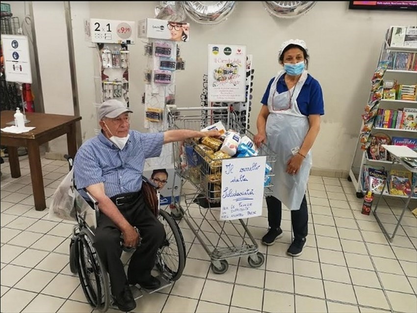 Il “Cartello della Solidarietà” all’interno della Cooperativa San Lorenzo