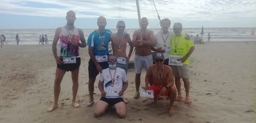 L'arrivo, a Marina di Ravenna