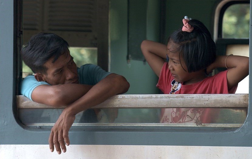 Caldo sul treno fermo. Immagine di repertorio