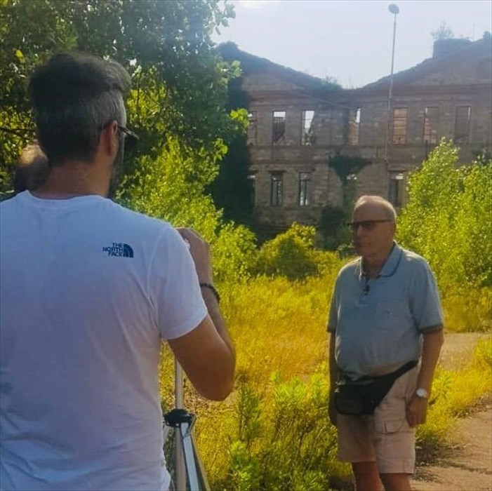 Backstage dell'intervista ad Andrea Ottanelli