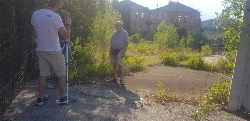 Backstage dell'intervista ad Andrea Ottanelli