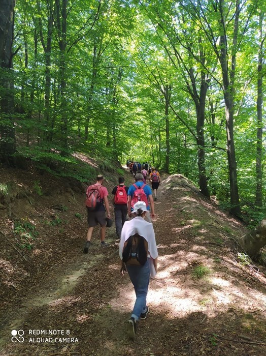 Camminata sui luoghi dove dovrebbe sorgere il Parco Eolico in Mugello.