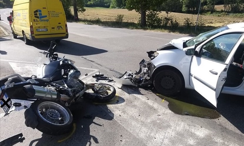 L'incidente di stamani a Ischieti