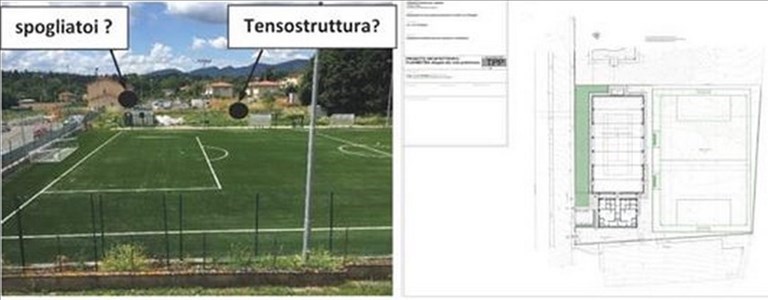 Parte della Petizione che fu presentata a Luco dalla Pro Loco in merito al Centro Sportivo