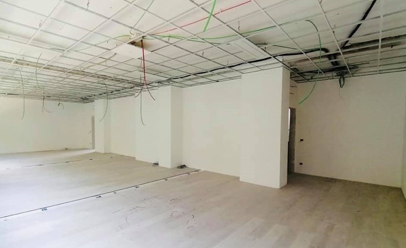 Lavori in corso alla scuola Dante Alighieri di Borgo