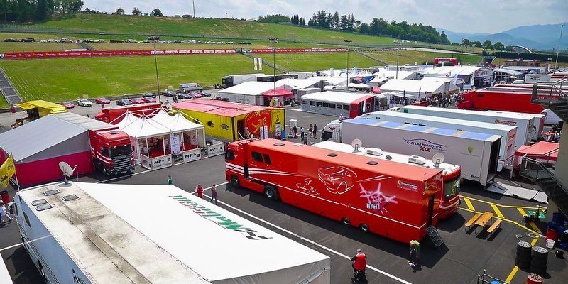 Una immagine del Mugello durante una gara