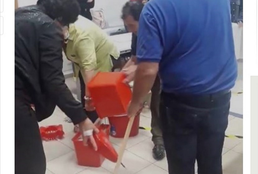 Seggio allagato a Palazzuolo