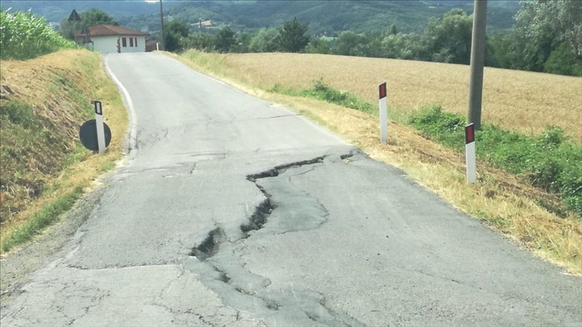 La frana di Piazzano