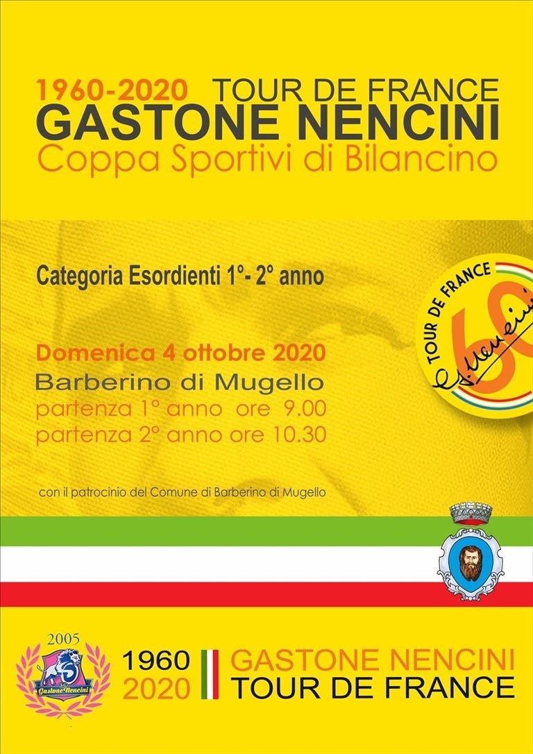 La locandina della gara di domenica a Bilancino