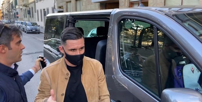 Josè Maria Callejon prima di effettuare le visite mediche