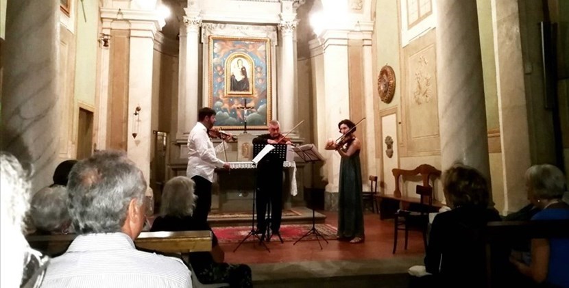 Uno dei tanti concerti in Sant’Omobono