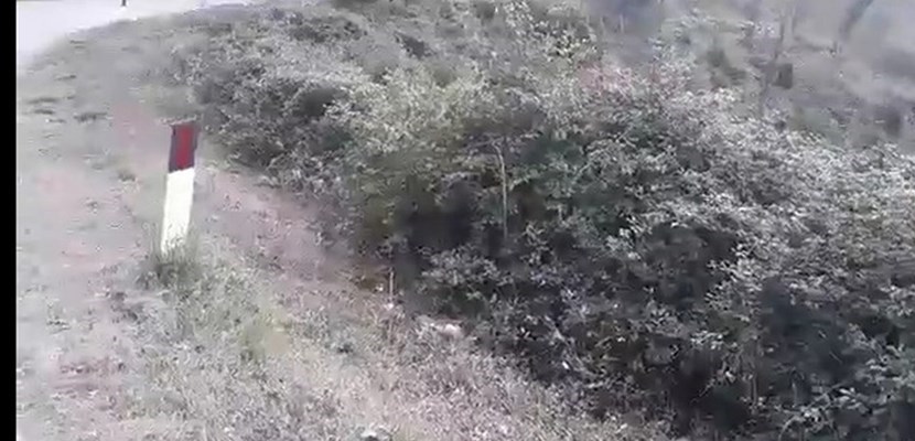 La strada tra Barberino e Montecarelli