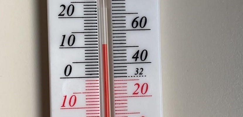 La temperatura di oggi