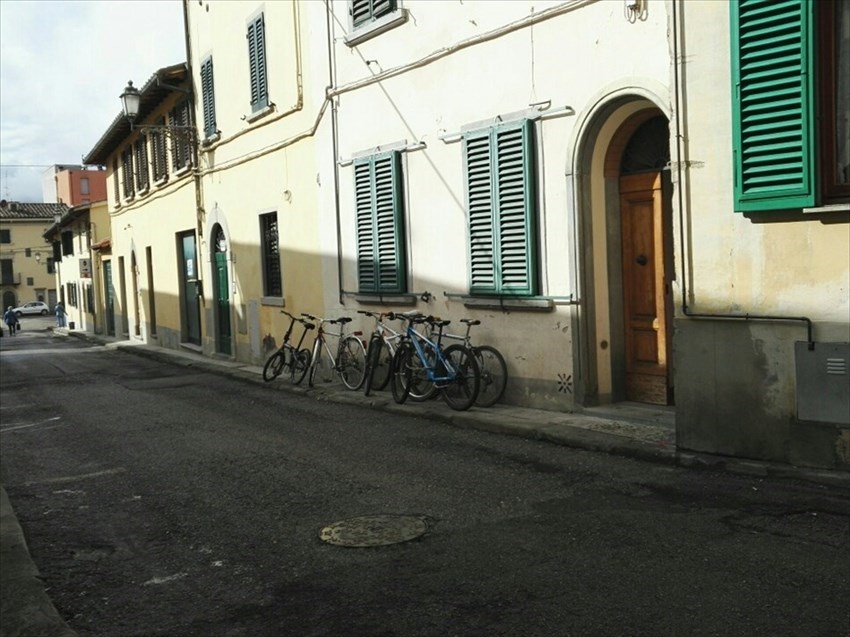 Le bici sui marciapiedi