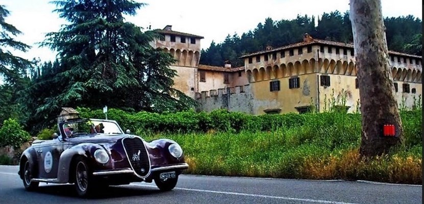 Fra motori e storia, il Castello di Cafaggiolo