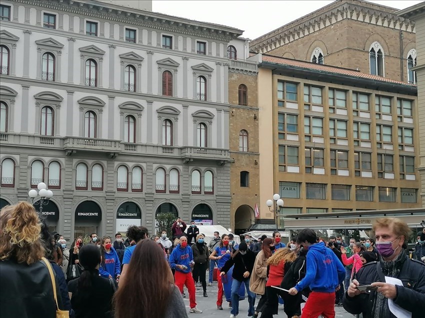 Le immagini della manifestazione di oggi